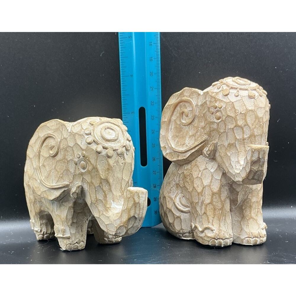 Pair Of Cute Decorative Elephants - Picture 7 of 7